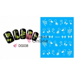 Stickere cu Apa pentru unghii cod DG 038 (Fluorescent)